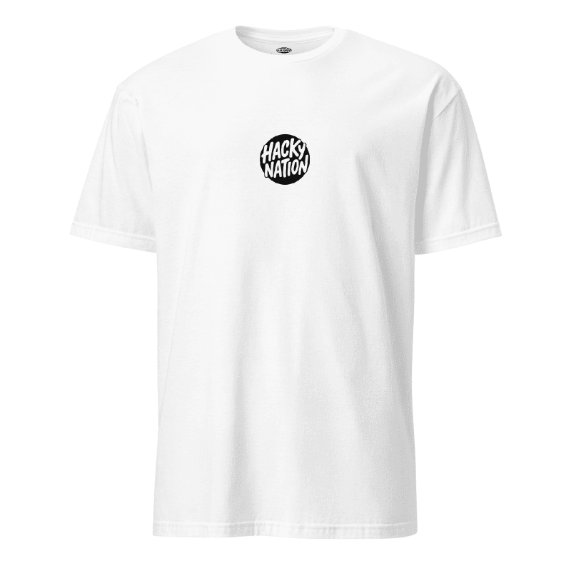Hacky Nation Tee White — front